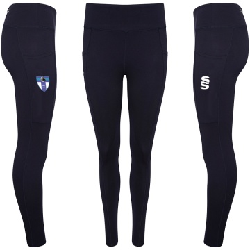 Performance Full Length Leggings : Navy