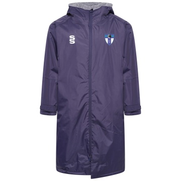 FLEECE ROBE - NAVY