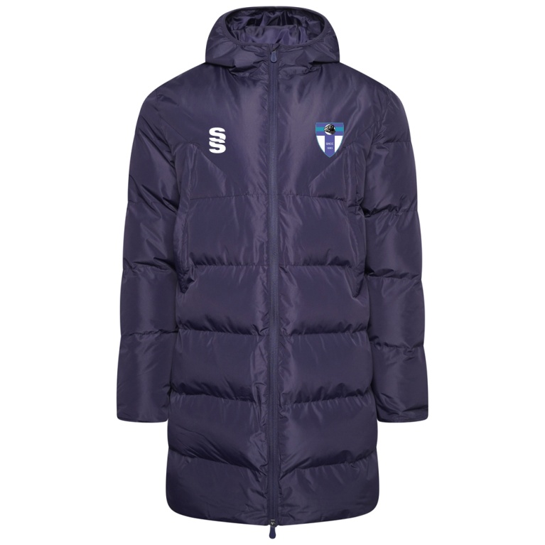 ACTIVE LONG PADDED JACKETS NAVY